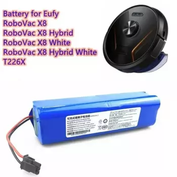 Сменный аккумулятор 14,4 В 5600 мАч для Eufy RoboVac серии X8, гибридный робот-пылесос, аксессуары, запчасти