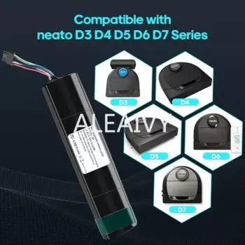 Сменный аккумулятор для роботов-пылесосов Neato Botvac Connected, D3, D3+, D4, D5, D5+, D6, D7, номер детали: 945-0225/205-0011