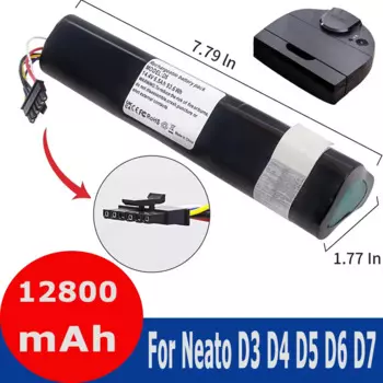 Сменный аккумулятор для роботов-пылесосов Neato Botvac Connected, D3, D3+, D4, D5, D5+, D6, D7, номер детали: 945-0225/205-0011