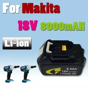 Сменный литиевый аккумулятор для Makita 18 В 8000 мАч BL1830B BL1850B BL1850 BL1840 BL1860 BL1815