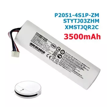 Сменный литий-ионный аккумулятор 14,4 В, 3500 мАч для робота-пылесоса Xiaomi Mi 2C XMSTJQR2C/STYTJ03ZHM/P2051-4S1P-ZM, аккумулятор
