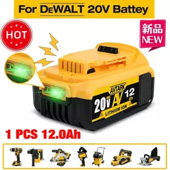 Сменный литий-ионный аккумулятор для DeWalt DCB205 DCB201 DCB203, 18В/20В, макс. 6,0 Ач, 8,0 Ач, DCB200