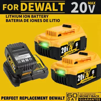 Сменный литий-ионный аккумулятор для DeWalt MAX DCB205 DCB201 DCB203, 20 в, 18650 Ач, Ач