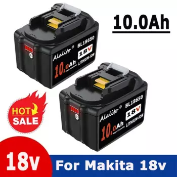 Сменный литий-ионный аккумулятор для Makita BL1830B BL1850B BL1850 BL1840 BL1860 BL1815, 10000 мАч