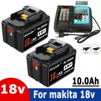 Сменный литий-ионный аккумулятор для Makita BL1830B BL1850B BL1850 BL1840 BL1860 BL1815, 10000 мАч