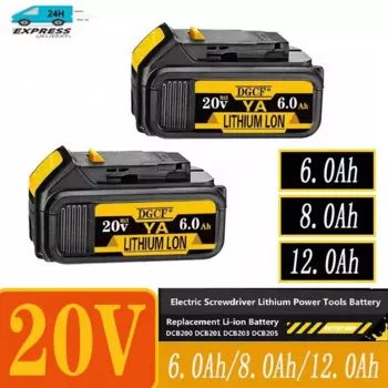 Сменный литий-ионный аккумулятор с зарядным устройством для DeWalt DCB205