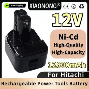 Сменный Ni-CD аккумулятор для электроинструмента 12 В 12800 мАч для Hitachi EB1212S EB 1212S EB 1214L EB 1214S EB 1220BL EB 1220HL