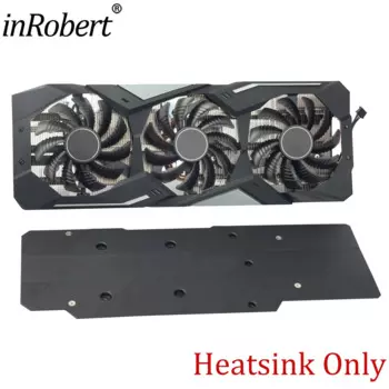 Сменный радиатор для видеокарты GIGABYTE Radeon RX 5600 5700 XT GAMING OC, 78 мм