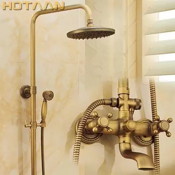 Смеситель для душа HOTAAN античный латунный