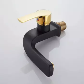 Смеситель Vidric в европейском стиле, латунный кран для холодной и горячей воды, одна ручка, для ванной комнаты