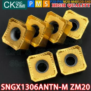 SNGX1306ANTN-M ZM20 SNGX 1306 ANTN M ZM20 SNGX1306ANTN Твердосплавная пластина Фрезерная пластина с быстрой подачей Инструмент с ЧПУ Индексируемые тяжелые фрезерные инструменты для стали Нержавеющая сталь