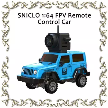 Sniclo Wireless Fpv1: 64, автомобиль с дистанционным управлением, радиоуправляемый полноприводный автомобиль для мальчика, игрушка на день рождения, восхождение, внедорожник, подарок Wrangler