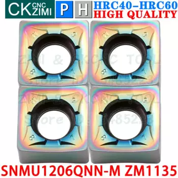 SNMU1206QNN-M ZM1135 SNMU 1206 QNN M ZM1135 Твердосплавная пластина Фрезерная пластина с быстрой подачей Инструмент с SNMU1206 SNMU 1206 QNN ЧПУ Индексируемые тяжелые фрезерные инструменты для стали Нержавеющая сталь