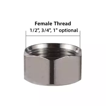 Соединитель для труб из нержавеющей стали 1/2", 3/4", 1"