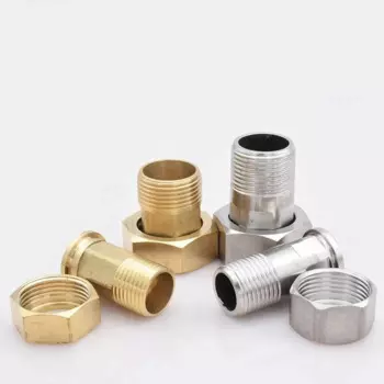 Соединитель медного водомера для труб, масштабируемое соединение G1/2 G3/4, внутренние и внешние винтовые фитинги, аксессуары из нержавеющей стали для сада