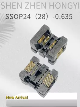 SOP28 Адаптер электронных компонентов IC Burn IN Socket 0,635 мм PIN PITCH Размер принтера 3,9 мм Adaptateur De Programmeur