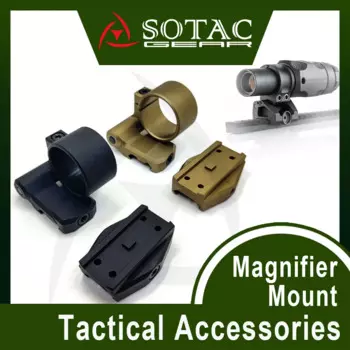 SOTAC, тактическая Лупа с низким креплением для красной точки, 30-кратная Лупа на 0,9 дюйма, оптическая Центральная линия высоты