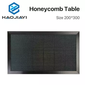 Сотовый рабочий стол 200*300 мм, настраиваемый размер, лазерные детали платформы для лазерной гравера CO2, режущий станок
