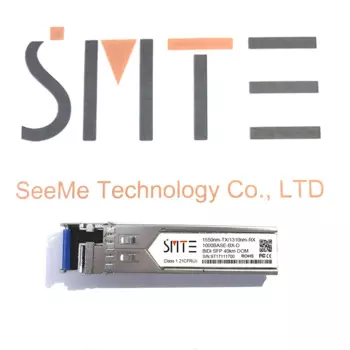 Совместим с сетями Juniper SFP-GE40KT15R13 1000BASE-BX-D BiDi SFP TX1550nm/RX1310nm 40km DDM модуль приемопередатчика SFP