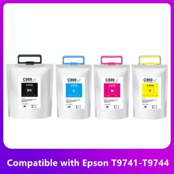 Совместимый чернильный картридж T9741 XXL для Epson main Pro, Epson WF-C869Ra M7070FX T9741-T9744, чернильный пакет