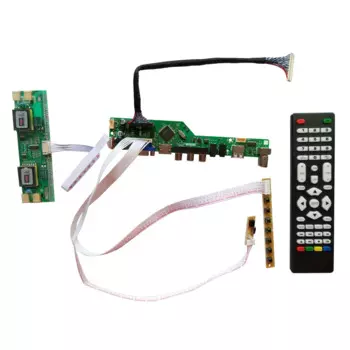 Совместимый с HDMI USB AV VGA ATV ПК Набор для платы ЖК-контроллер для 15,6 дюймов 1366x768 LP156WH4 TLA1 LVDS монитор комплект