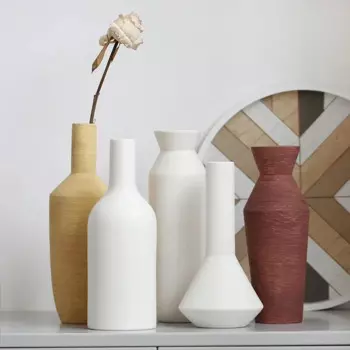 Современная керамическая ваза Morandi, аксессуары, искусство, Декор для дома, гостиной, рабочего стола, поделки, статуэтки, украшение
