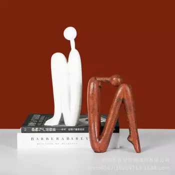 Современная Коллекционная статуэтка, статуэтка, украшение, абстрактное искусство, полимерная скульптура, орнамент, Декор для дома, стола, офиса, декоративный акцент, подарок