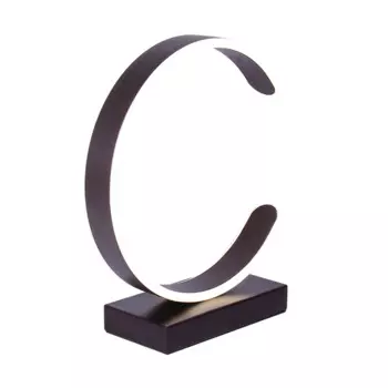 Современная креативная C-образная искусственная алюминиевая настольная лампа