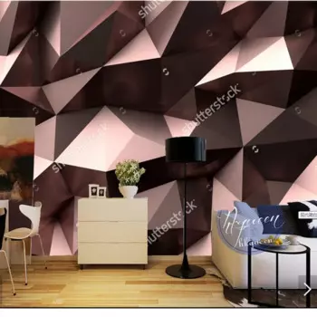 Современные обои, 3D геометрические узоры для гостиной, дивана, ресторана, виниловые обои
