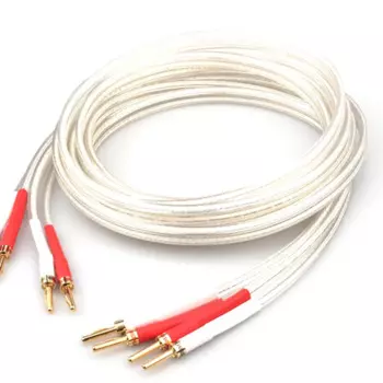 SP-8525 OCC посеребренный акустический кабель Hi-Fi, высокопроизводительный усилитель динамика, соединительная линия звука