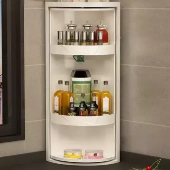 Специальная вращающаяся угловая полка для кухни, 360 °, хранилище без отверстий для настенного крепления