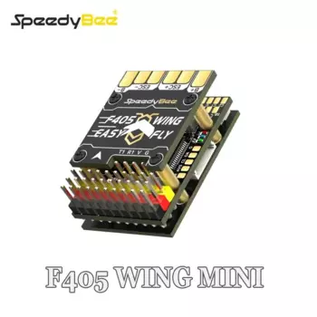 SpeedyBee F405 WING MINI Контроллер полета с фиксированным крылом 2-6S LiPo для радиоуправляемой модели самолета с неподвижным крылом Дрон