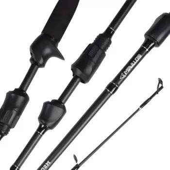 Спиннинговая удочка Mavllos Resolute Crappie, приманка 15-25 фунтов, 14-35 г, быстрый MH, полый наконечник, легкая карбоновая удочка для рыбалки