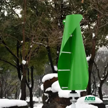Спиральный турбинный генератор VAWT с вертикальной осью, 400/500/12/24 В, С PWM/MPPT контроллером зарядного устройства