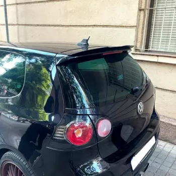 Спойлер для хэтчбека VW MK5 GTI, высококачественный воздушный черный спойлер из АБС-пластика для автомобиля, задняя крыша
