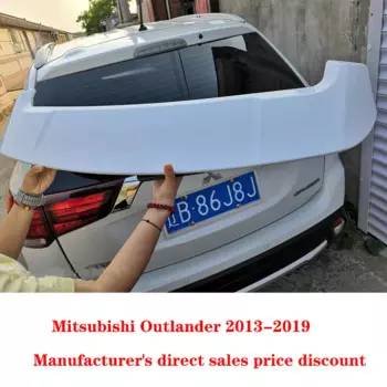 Спойлер для Mitsubishi Outlander 2013-2019, автомобильный Стайлинг, внешний спойлер из АБС-пластика для заднего багажника, заднего крыла, спойлеры, украшение, хвост