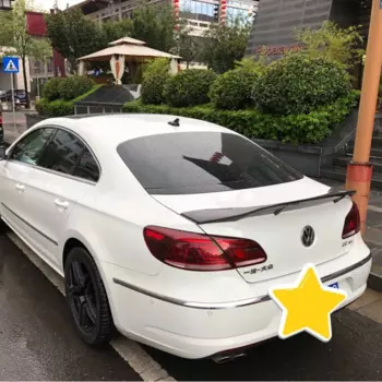 Спойлер для Volkswagen CC, высококачественный материал из углеродного волокна, спойлер заднего крыла автомобиля для Passat CC, спойлер 2009-2017