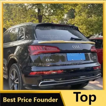 Спойлер v Style для Audi Q5 Q5L 2019 2020 2021 2022, высококачественный АБС-материал, задний средний спойлер автомобиля, аксессуары, комплект кузова