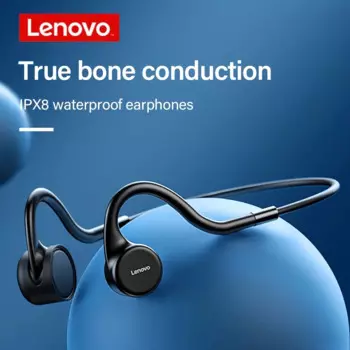 Спортивные наушники Lenovo X4 X5 с костной проводимостью, Водонепроницаемая Bluetooth-гарнитура IPX8, беспроводные наушники с памятью 8 ГБ и микрофоном