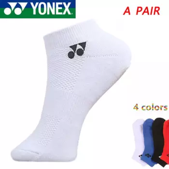 Спортивные носки YONEX 1/3/4 пара, дышащие хлопковые сетчатые повседневные спортивные носки для женщин и мужчин, летние тонкие короткие носки для бадминтона, размеры 38-44