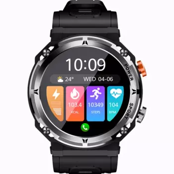 Спортивные Смарт-часы с экраном 1,39 дюйма 360*360, Bluetooth, пульсометром и голосовым помощником, водонепроницаемые умные часы с сенсорным пользовательским интерфейсом