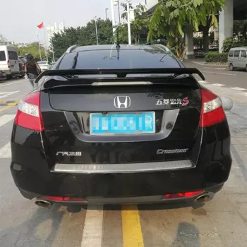 Спортивный стиль для Honda Crosstour спойлер 2014 - 2017 ABS Материал углеродное волокно вид заднего багажника автомобиля крыло аксессуары комплект кузова