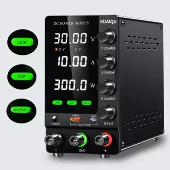 SPS-C3010S 30 в 10A 300 Вт постоянный ток лабораторный источник питания Рабочий стол R & D зарядка ремонт переменное напряжение Импульсный источник питания