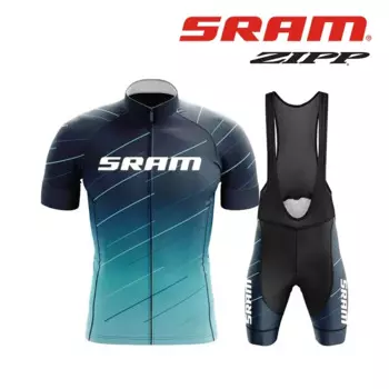 SRAM дорожный велосипедный костюм для взрослых мужчин и женщин с коротким рукавом велосипедный костюм комплект