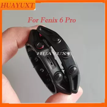 Средняя пластиковая рамка для GARMIN FENIX 6 pro, задняя крышка, фоторамка Fenix6pro с кнопкой, умные спортивные запасные части для ремонта