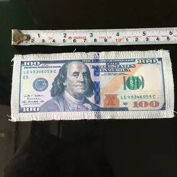 США наклейка для банкнот 100 долларов