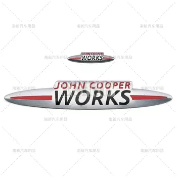 Стайлинг автомобиля JCW John Cooper Works 3D алюминиевая клейкая Эмблема для багажника Наклейка для тела наклейка для Mini Cooper Clubman