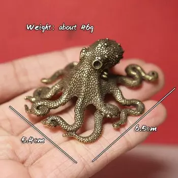 Статуэтка осьминога из меди