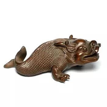 Статуэтка YIZHU CULTURE ART Дракон из дерева 4 дюйма