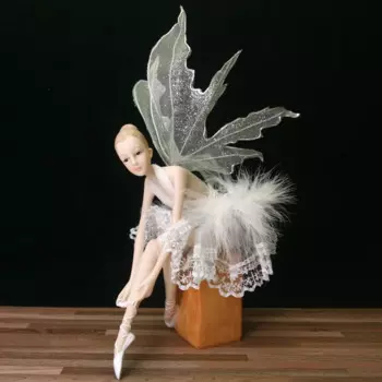 Статуя элегантный балетный Girl, декоративные украшения для гостиной, декор для ТВ, кабинета, ангелы, свадебные подарки, домашний декор, Танцующие женщины